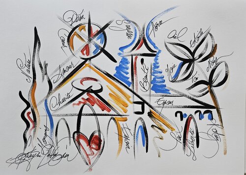 LA VIE di David Onen, Opera su carta in vendita su Singulart