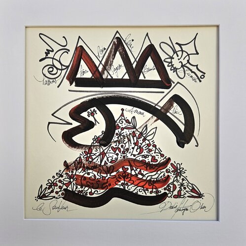 Le Sauveur by David Onen, 油畫 for Sale on Singulart