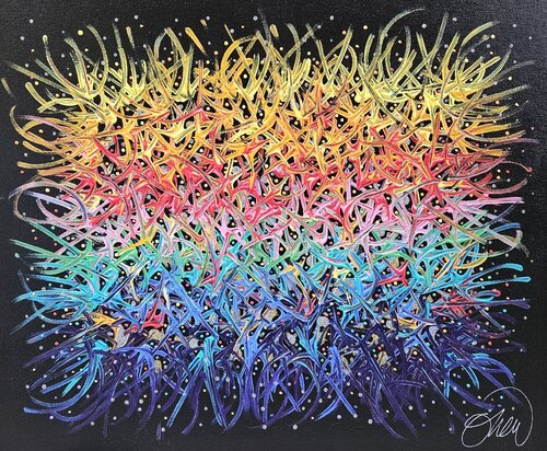 Solstice Coloré by David Onen, Painting for Sale on Singulart