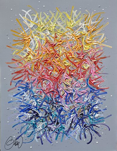 les Sentiers du Bonheur van David Onen, Schilderij te koop op Singulart