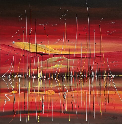 Rouge Amour en Mer von David Onen, Malerei kaufen auf Singulart