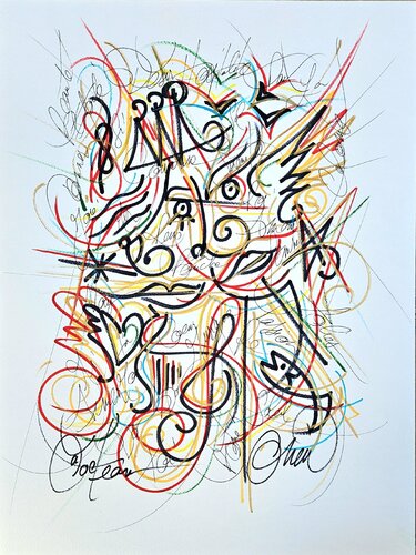 Cocteau by David Onen, Drawing for Sale on Singulart
