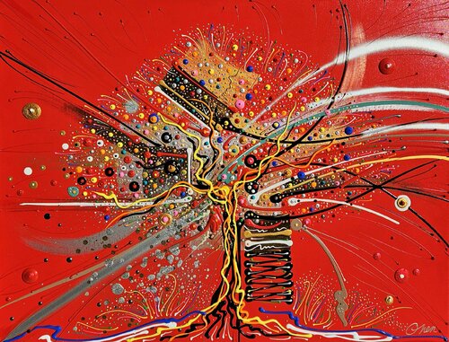 l'Arbre du Céleste by David Onen, Painting for Sale on Singulart