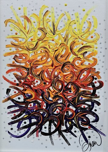 la Vie tout en Couleurs van David Onen, Schilderij te koop op Singulart