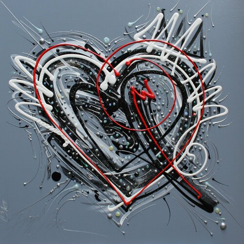 LE COEUR DE MON ANGE von David Onen, Malerei kaufen auf Singulart