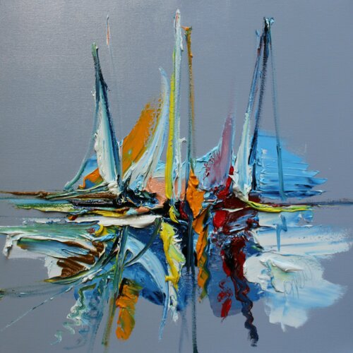 LES VOILES SEXY BOAT de David Onen, Pintura a la venta en Singulart
