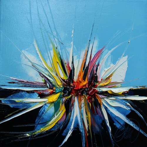 REFLET MULTICOLORE di David Onen, Pittura in vendita su Singulart