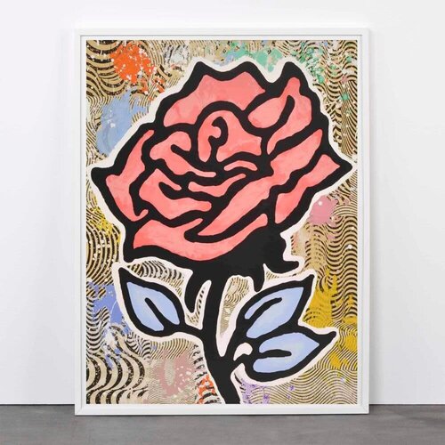 Red Rose de Donald Baechler, Impresión a la venta en Singulart
