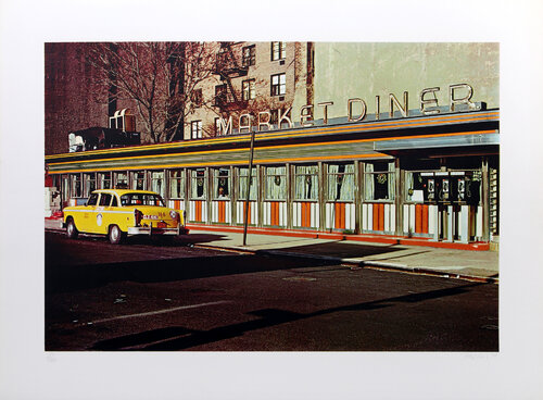 Market Diner by John Baeder, 版畫 for Sale on Singulart