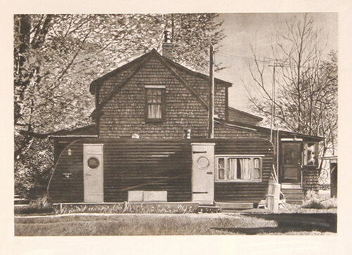 House with Trailer by John Baeder, 版畫 for Sale on Singulart