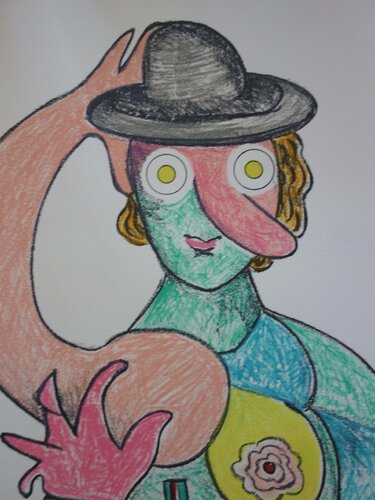 Clown à médaille by Enrico Baj, Print for Sale on Singulart