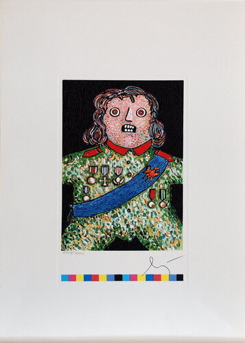 Le Petit Général (The Little General) van Enrico Baj, Afdruk te koop op Singulart