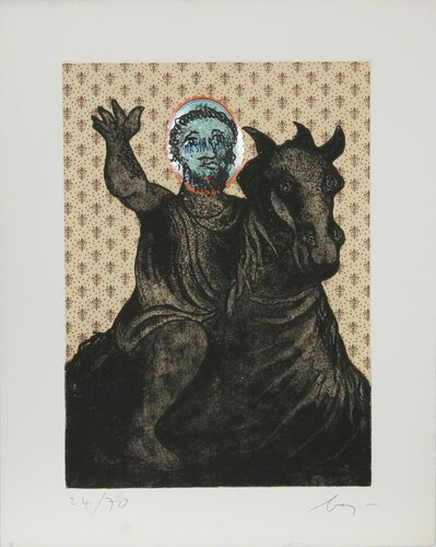 Marcus Annius Verus Aurelius Antoninus by Enrico Baj, Print for Sale on Singulart