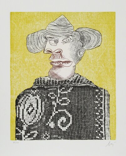 Portrait 3 from Baj Chez Picasso by Enrico Baj, Print for Sale on Singulart