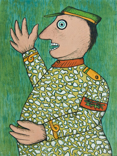 Il Generale / The General by Enrico Baj, Print for Sale on Singulart
