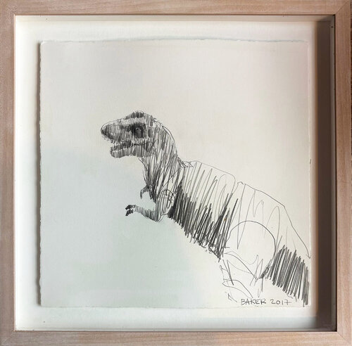 Dinosaur by Charming Baker, 종이 for Sale on Singulart