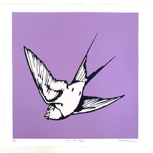 Love and Light - Lilac and Blush Pink by Dan Baldwin, Print for Sale on Singulart