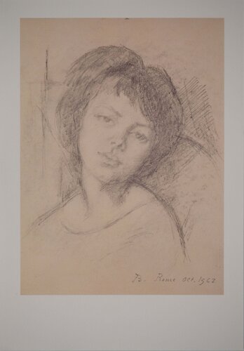 Portrait d'une jeune fille par Balthus, Édition en vente sur Singulart