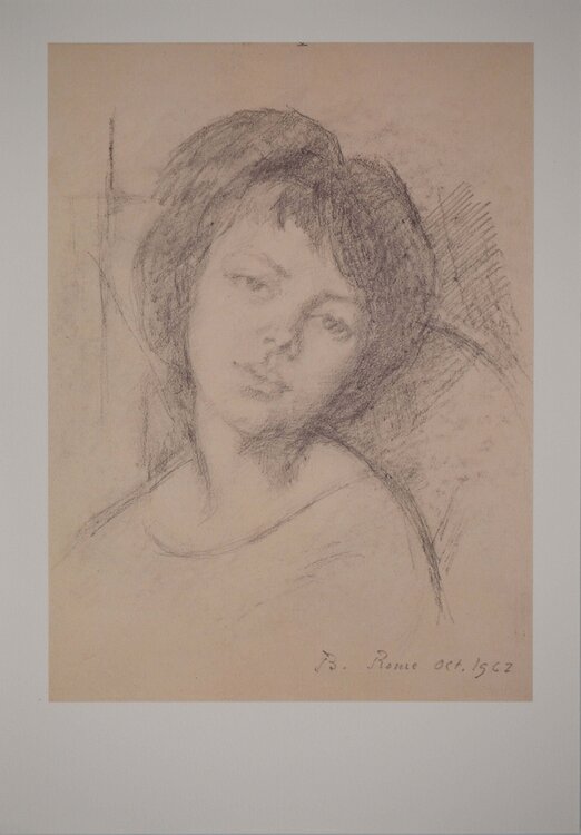 Portrait d'une jeune fille Balthus