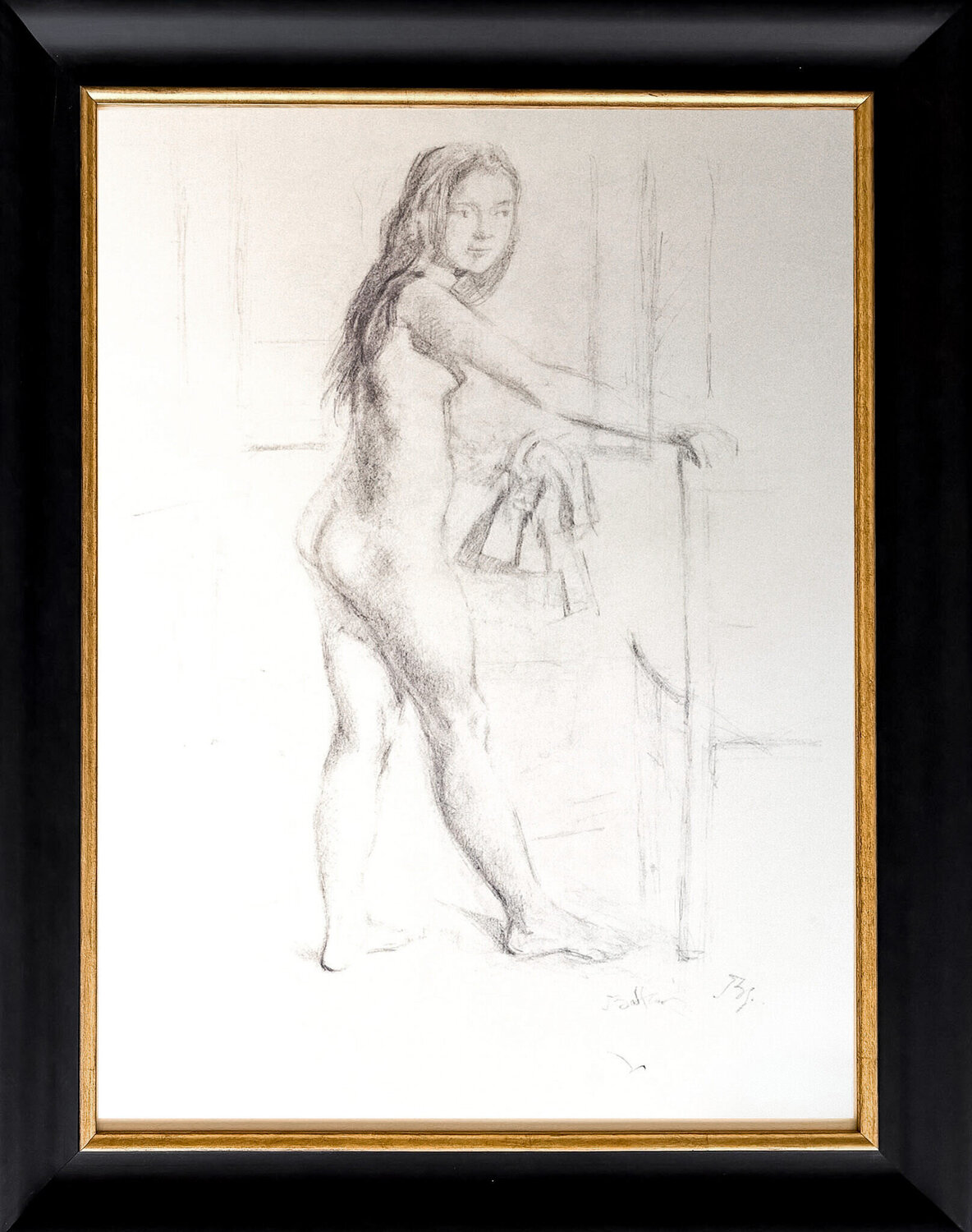 Jeune Femme Debout Balthus Print for sale