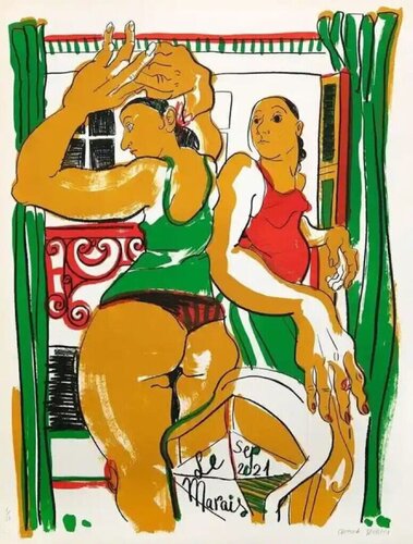 Le Marais #1 by Cristina BanBan, 인쇄 for Sale on Singulart