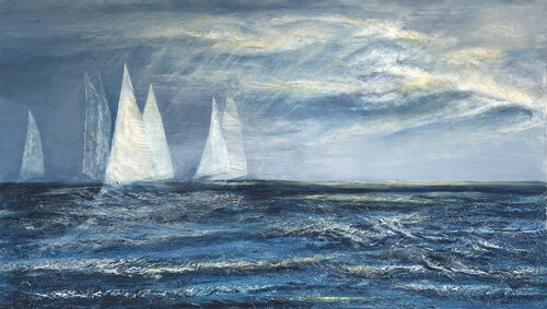 Vent d'espoir - III / Winds of Hope - III par Renée De Gagné, Peinture en vente sur Singulart