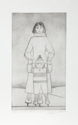 The Skaters van Will Barnet, Afdruk te koop op Singulart
