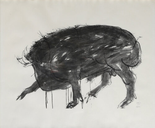 Boar from Drawings from the Iliad van Leonard Baskin, Afdruk te koop op Singulart