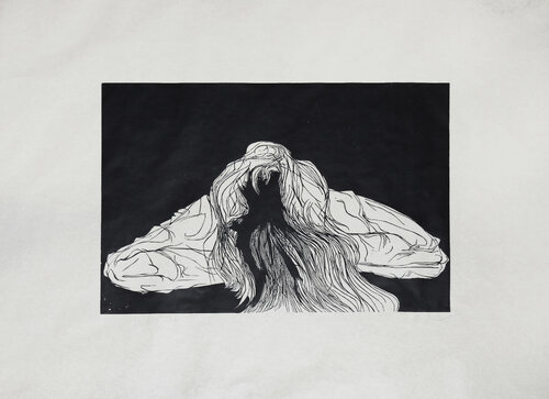 Dierdre van Leonard Baskin, Afdruk te koop op Singulart