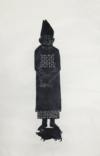 Custos Morum van Leonard Baskin, Afdruk te koop op Singulart