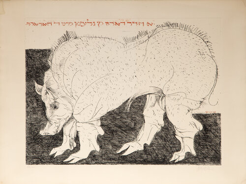 Warthog van Leonard Baskin, Afdruk te koop op Singulart