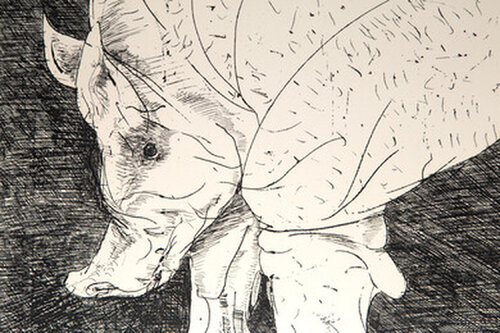 Warthog di Leonard Baskin, Stampa in vendita su Singulart