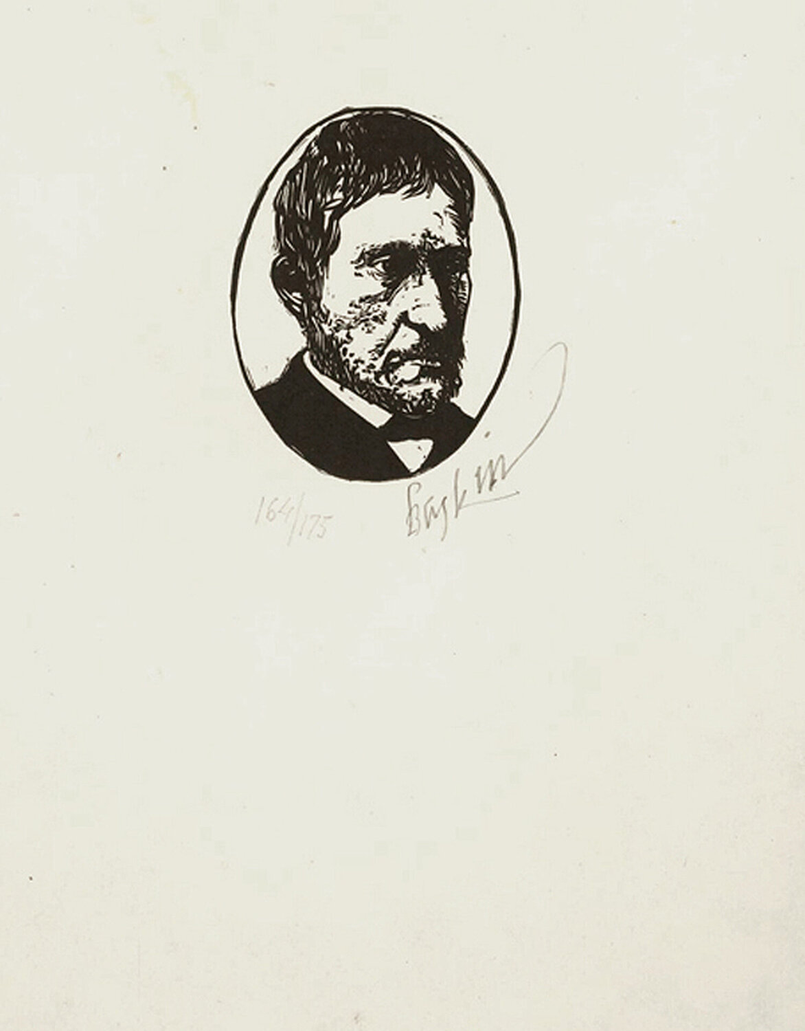 Thomas Eakins Leonard Baskin Stampa in vendita