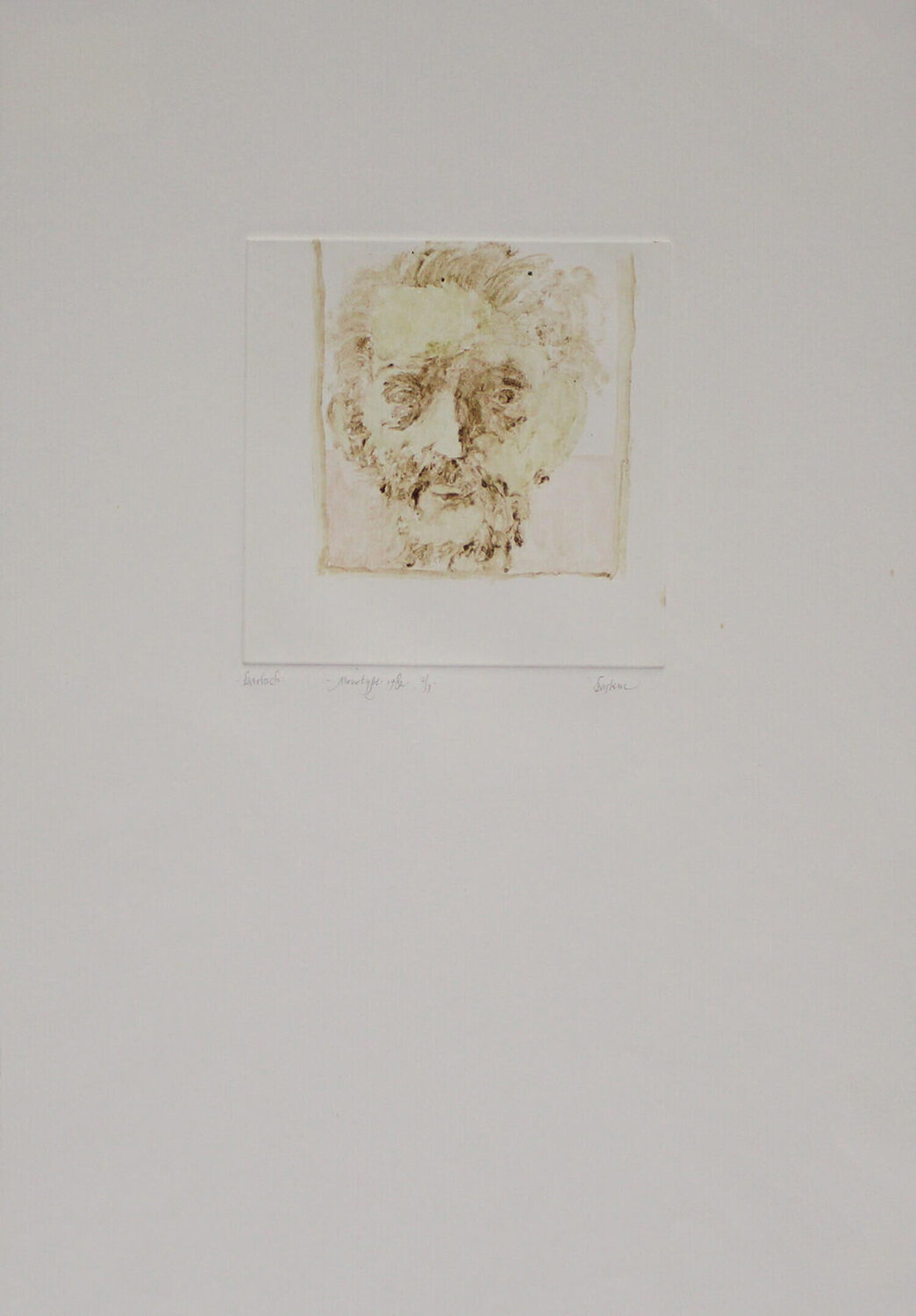 Ernst Barlach Leonard Baskin Druck zu verkaufen
