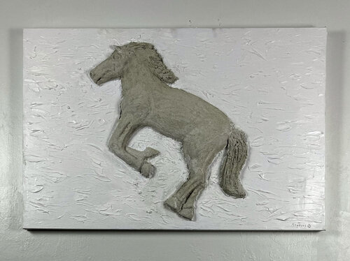Jumping Horse by Joel Shapses, Painting for Sale on Singulart
