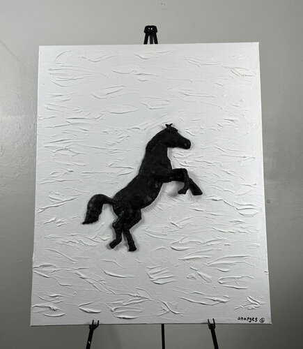 Black Beauty van Joel Shapses, Schilderij te koop op Singulart