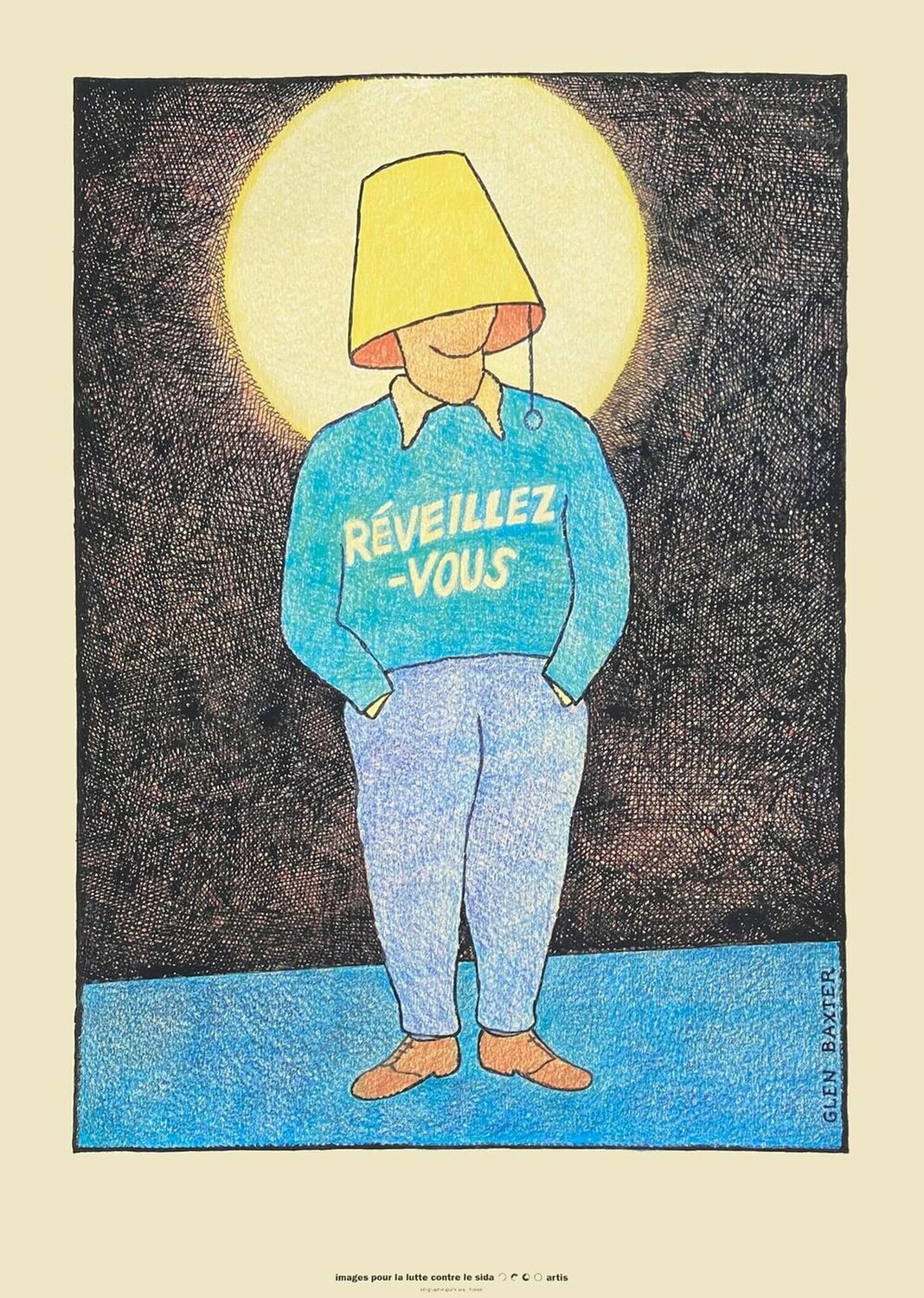 Réveillez-vous (sida) Glen Baxter Druck zu verkaufen