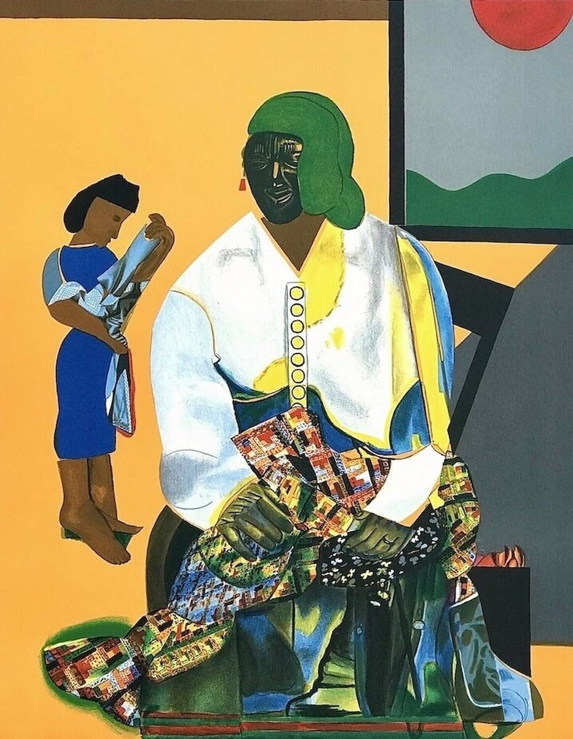 Mecklenburg Autumn Romare Bearden Druck zu verkaufen