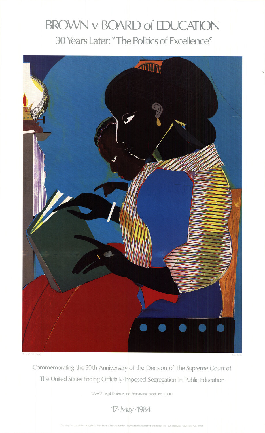 Brown v Board of Education Romare Bearden Druck zu verkaufen