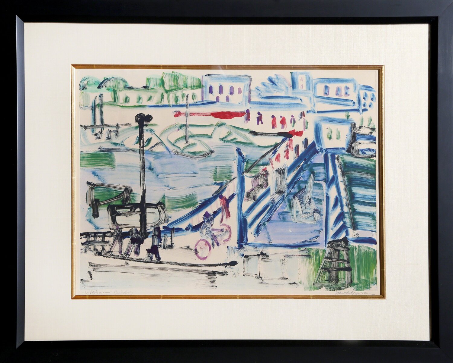 Bridgetown, Barbados Romare Bearden Print for sale