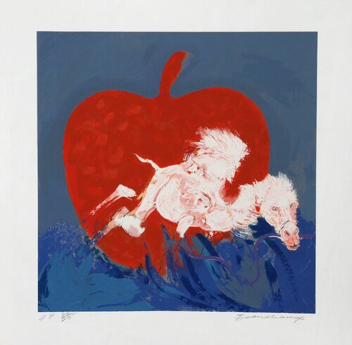 Camel and Red Apple van Robert Beauchamp, Afdruk te koop op Singulart