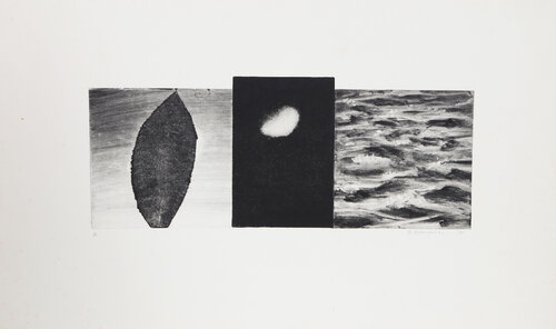Leaf, Moon, and Sea van John Beerman, Afdruk te koop op Singulart