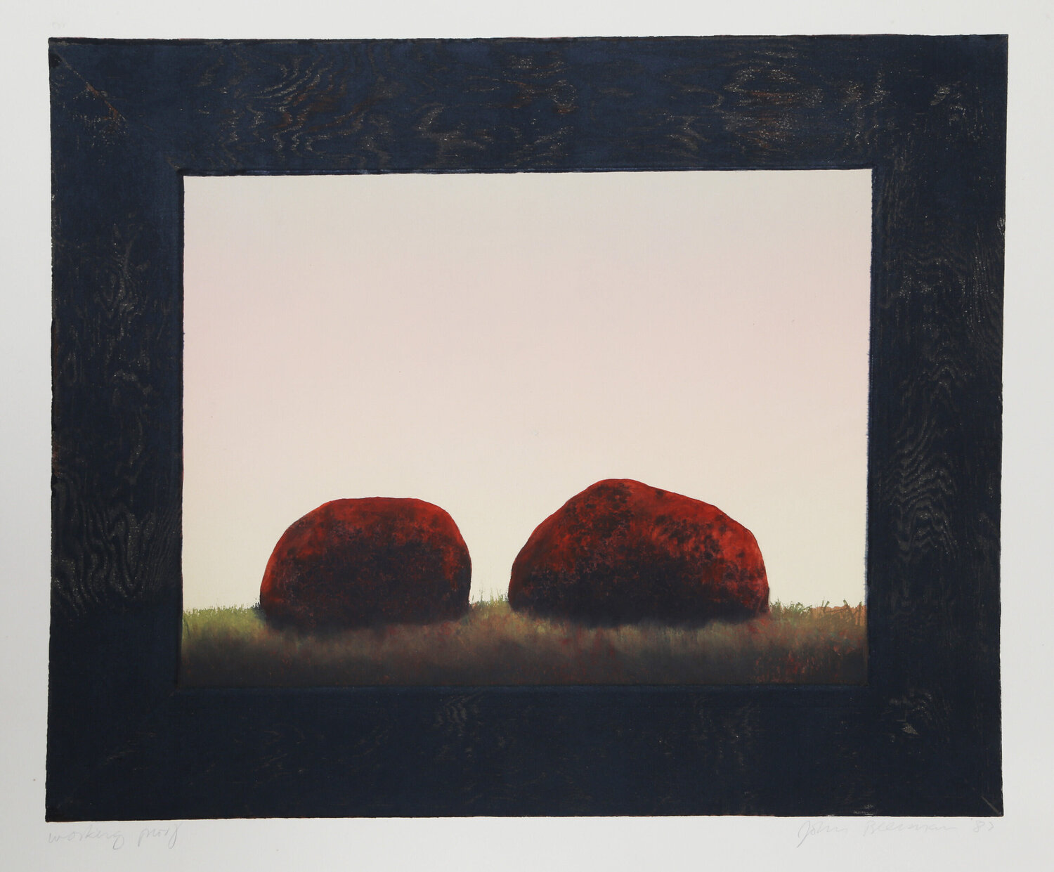 Two Rocks John Beerman Print for sale