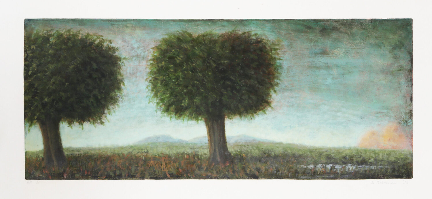Two Trees John Beerman Stampa in vendita