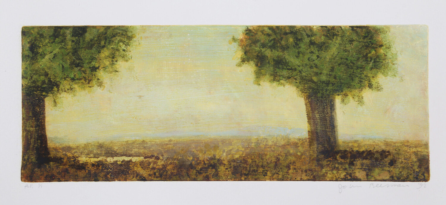 Two Trees John Beerman Stampa in vendita
