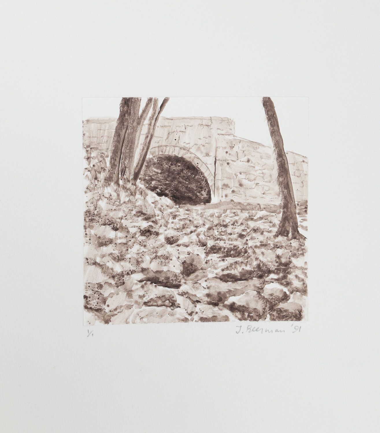 Stone Tunnel John Beerman Druck zu verkaufen