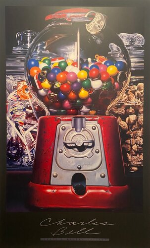 Gumball Machine, Charles Bell,  Louis K. Meisel Gallery, New York di Charles Bell, Stampa in vendita su Singulart