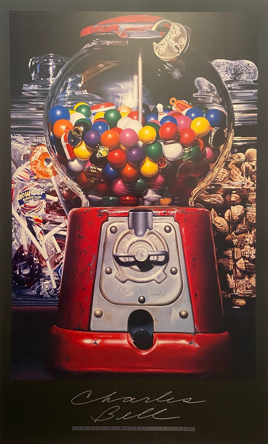 Gumball Machine, Charles Bell,  Louis K. Meisel Gallery, New York Charles Bell Stampa in vendita