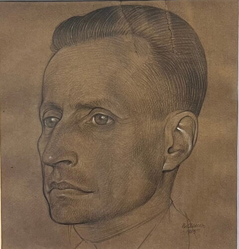 Portrait of Louis Gally by Hans Bellmer, Work on Paper for Sale on Singulart