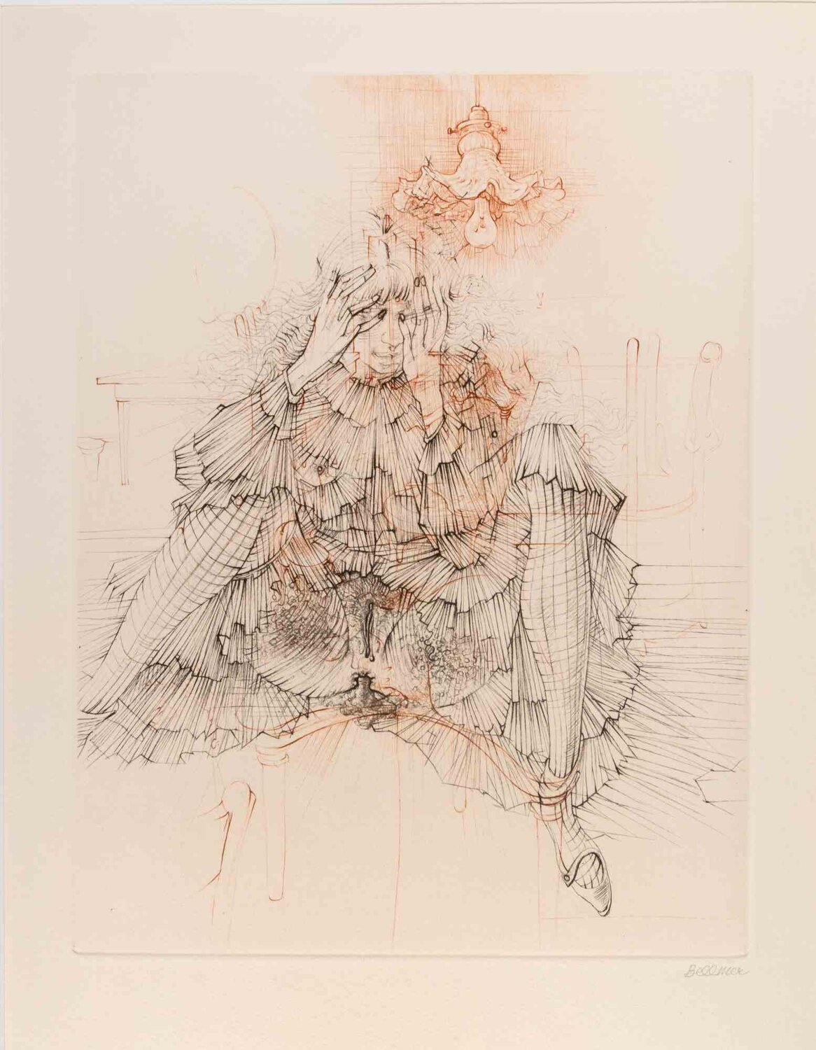 Les Infortunes de la Vertu by Hans Bellmer (1968) : Print 